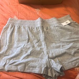 3 Old navy shorts, gray, black, blue